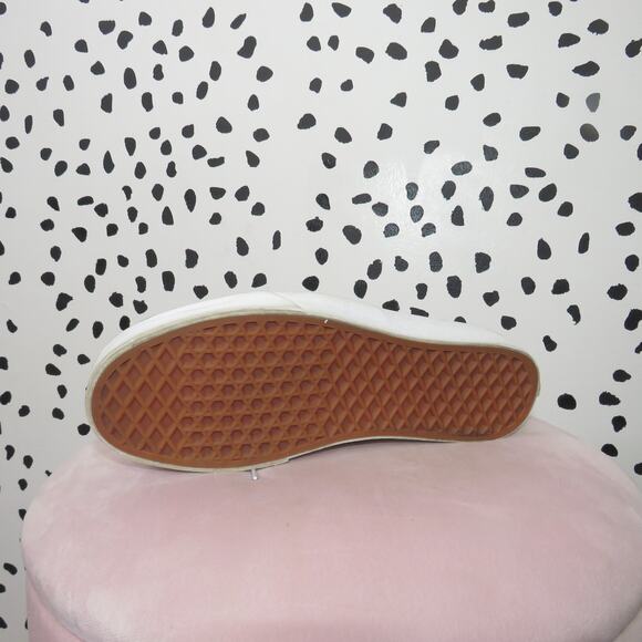 Vans White Canvas Authentic Slip On Mule Sneakers - Picture 8 of 8